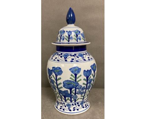 A large contemporary ginger jar (approx H45cm)