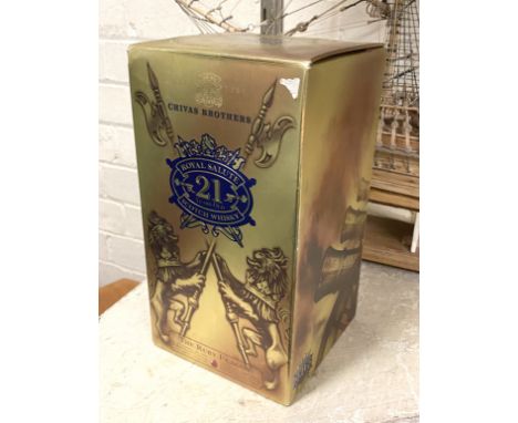 BOTTLE OF CHIVAS ROYAL SALUTE 21 YEARS ''THE RUBT FLAGON'' SCOTCH WHISKEY