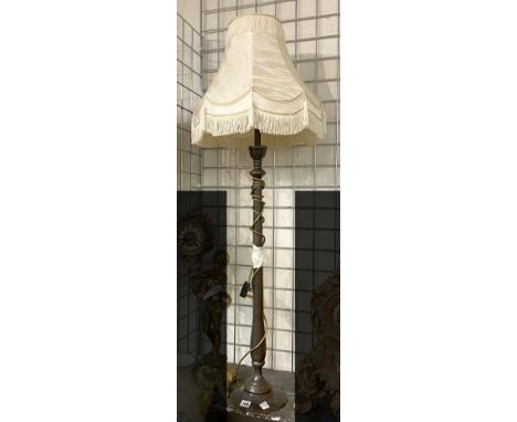 TALL TABLE LAMP &amp; SHADE - 93 CMS (H) EXCLUDING SHADE