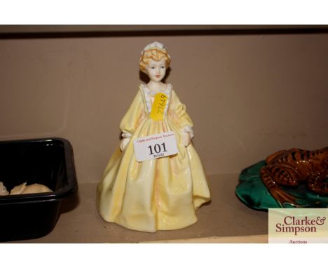 A Royal Worcester figurine "Grandmothers Dress"