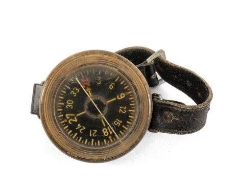 THE MILITARY CLUB HOUSE: SECOND WORLD WAR GERMAN LUFTWAFFE AK39 WRIST COMPASS (Armbandkompass), early example made at Kadlec,