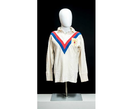 THE RUGBY LEAGUE CLUB HOUSE: 1936 GREAT BRITAIN RUGBY LEAGUE JERSEY WORN BY HAROLD 'HAL' JONES (1907-1955) for tour of Austra