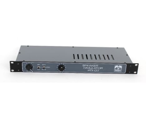 Palmer PDI-03 speaker simulator rack unit, made in Germany, ser. no. 09667