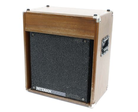 Peterson P200E 8 ohm 1 x 15" speaker cabinet, fitted with an Electrovoice EVM 15B speaker