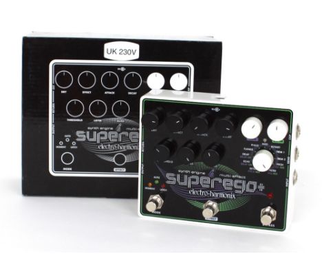 New and boxed - Electro-Harmonix Superego + Synth Engine multi-effect guitar pedal