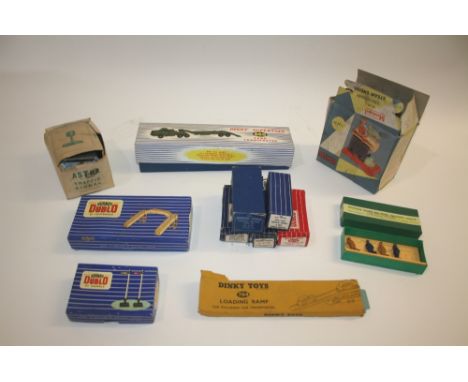 BOXED DINKY TOY & OTHER BOXED TOYS 660 Tank Transporter, also with a boxed Mamod Stationary Engine, boxed Astra Traffic Signa