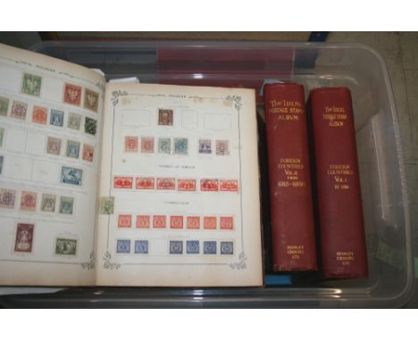 A STAMP COLLECTION. A collection of GB and World content stamps, set out in well laid albums. Mint and used examples of Victo