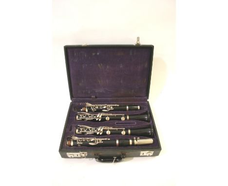 PAIR OF HOWARTH CLARINETS two Howarth clarinets, including a Bb Clarinet, and a Ab Clarinet. Both purchased from Howarth in 1