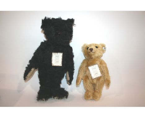 TWO BOXED STEIFF BEARS - LIMITED EDITION including British Collectors 1912 Replica Teddy Bear (1783 of 3000 produced), and Br