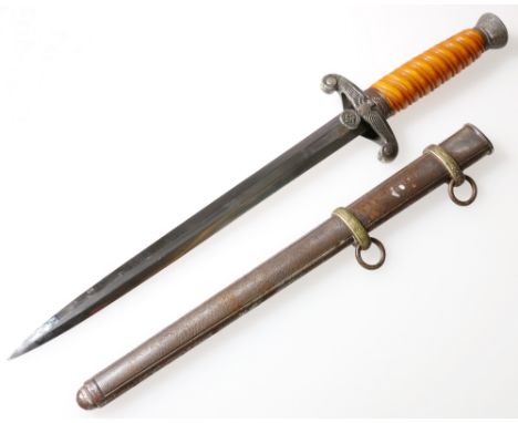 German Third Reich Luftwaffe dagger, the blade stamped E.F. Horster of Solingen with scabbard.