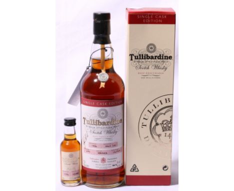 TULLIBARDINE 1986 19 year old Highland single malt Scotch whisky, distilled 1986, bottled July 2005 from cask number 697, Hog