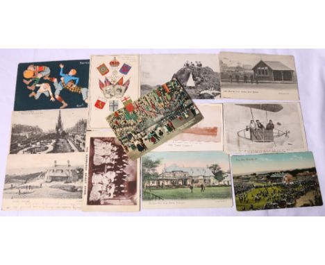Approximately 300 Edwardian and later postcards, around 100 of which are of Edinburgh interest, cards include: American Rolle