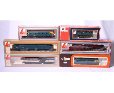 Lima Models OO gauge model railway locomotives: 205120 2-6-0 locomotive tender 13000 maroon; 205189 diesel locomotive 40001; 