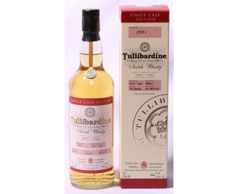 TULLIBARDINE 1991 14 year old Highland single malt Scotch whisky, distilled 1991, bottled October 2005, from cask number 3521