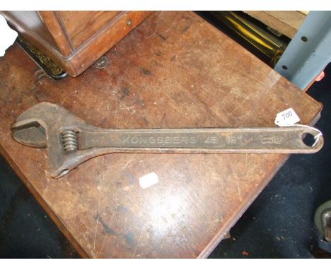 Konsberg 45 18" adjustable spanner