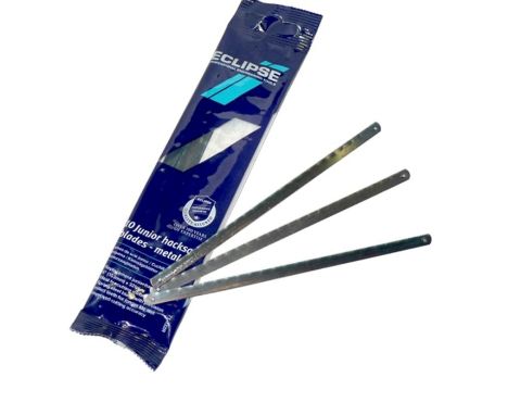 Eclipse Junior Hacksaw Blades pack of 10 for metal