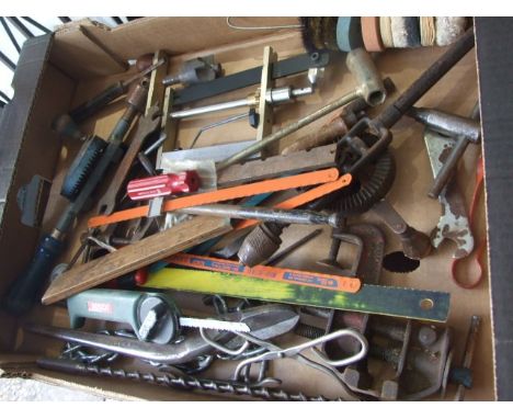 Box of Assorted Tools etc