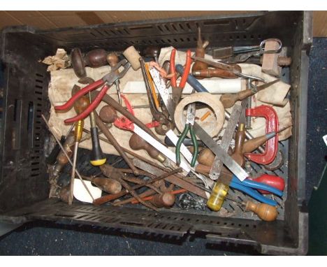 Box of Assorted Tools etc