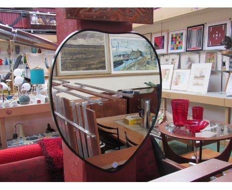 A heart shaped mirror, 1950's 