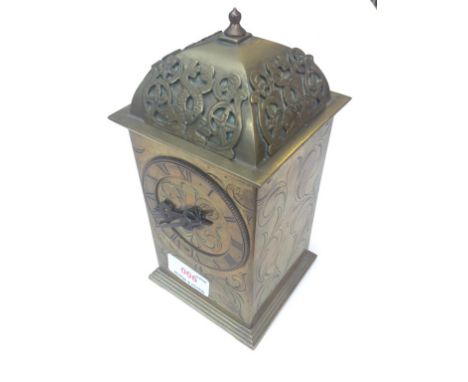 BRASS LANTERN TYPE CLOCK      C