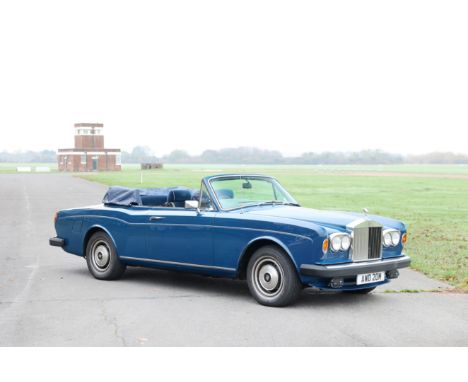 1978 Rolls-Royce Corniche ConvertibleRegistration no. AWD 20MChassis no. DRH32629Engine no. 32629Odometer reading: 35,500MOT: