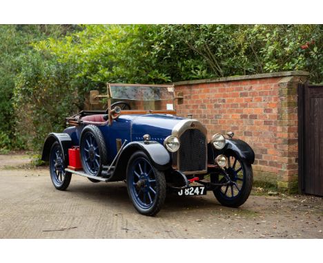 1921 Swift 12hp Two-seater with DickeyRegistration no. VSU 913 (to be confirmed)Chassis no. 3173Engine no. M764Odometer readi