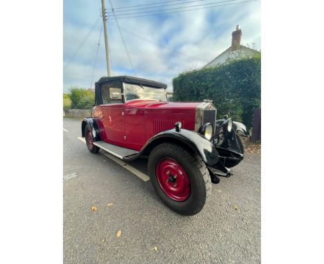 1929 LA Licorne Type HO2 Femina Convertible with DickeyRegistration no. XYL 79Chassis no. 52004Odometer reading: TBCMOT: Exem