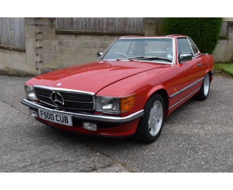 1988 Mercedes-Benz Lorinser 500SLRegistration no. F500CUBChassis no. WDB1070462A096019Odometer reading: 51,500MOT: 22/06/2022