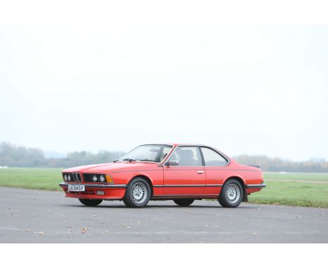 1982 BMW 635 CSI CoupéRegistration no. LAG 945YChassis no. WBAEC7205D8175108Engine no. 8175108Odometer reading: 74,000(see te