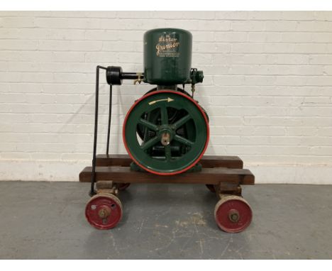 A Lister Junior 3½HP stationary engine by R.A.Lister and Co. Ltdnumber 276499, specification A31H; R.P.M 650 on makers plate,