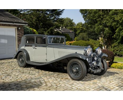 1934 Lagonda M45 ST34 'Silent Travel' Pillar-less SaloonRegistration no. RV 4443Chassis no. Z10695Engine no. M45/121Odometer 