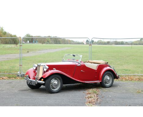 1953 MG Midget TD II RoadsterRegistration no. OPO 935Chassis no. TD 27204Engine no. 27601Odometer reading: 54,975MOT: Exempt 