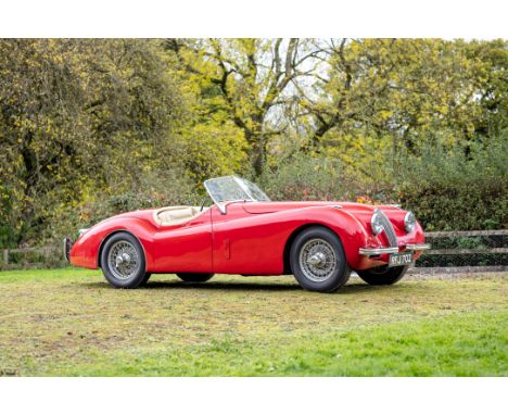 1954 Jaguar XK120 RoadsterRegistration no. RFJ 702Chassis no. 660861Odometer reading: 16,124MOT: Exempt *Offered for re-commi