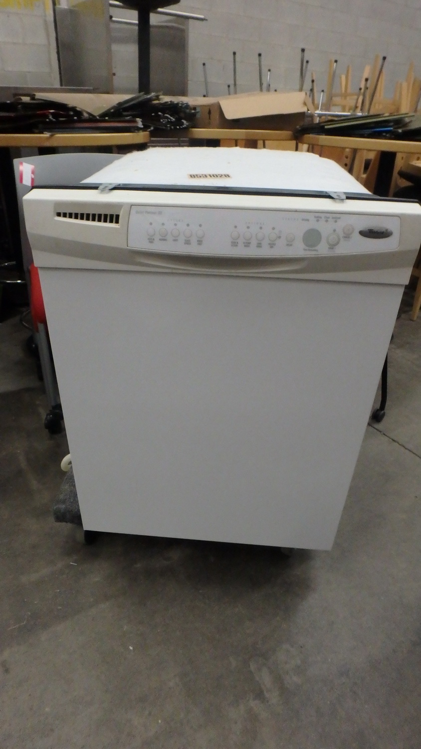WHIRLPOOL QUIET PARTNER III MOD. GU3200XTPQ0 WHITE UNDER COUNTER