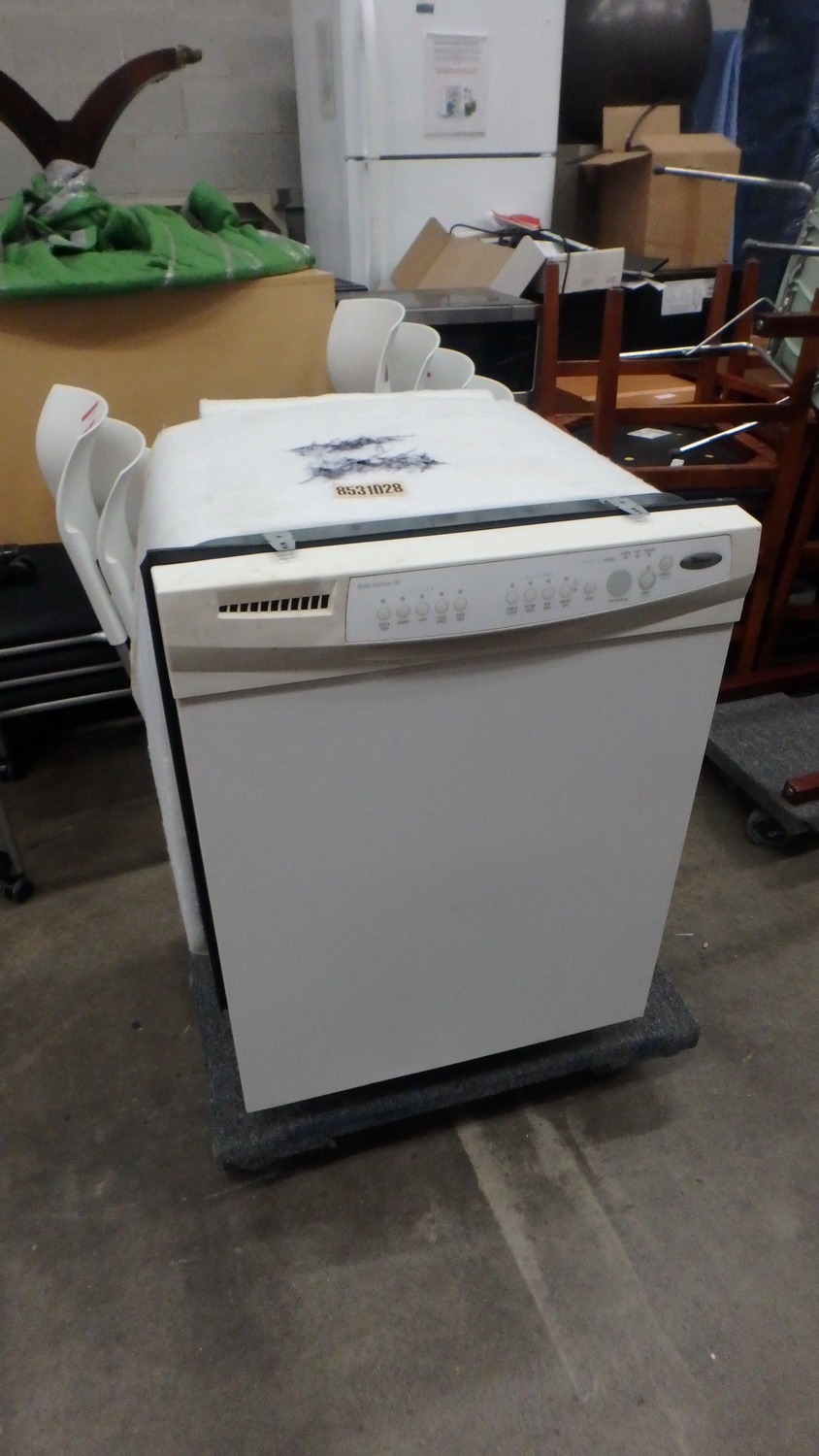 WHIRLPOOL QUIET PARTNER III MOD. GU3200XTPQ0 WHITE UNDER COUNTER