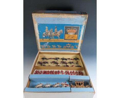 A Johillco (John Hill &amp; Co) Queen Elizabeth II Coronation Set in it's Original Box 
