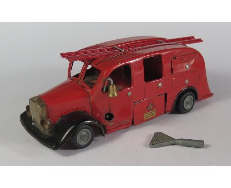 A Triang Minic Clockwork 62M Fire Engine. Working Motor with key. 