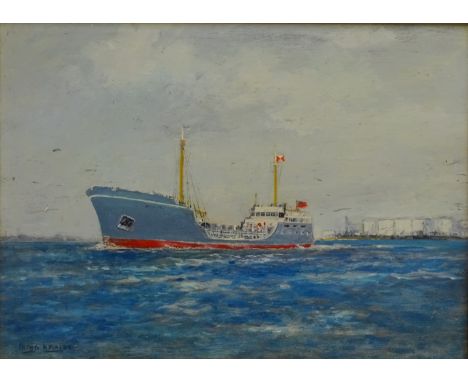Ship's Portrait - Agility, 20th century oil on board signed Frank H Mason 29cm x 40cm   Condition Report   Click here for fur