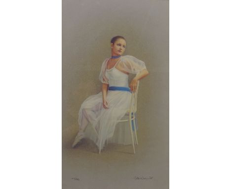 'Ballet I', limited edition colour print No.42/495 signed in pencil by Peter Worswick (British 1960-) with certificate of aut