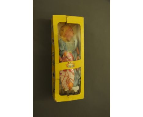 A 1970's Pelham puppet, SL4 "Cinderella", in window box 