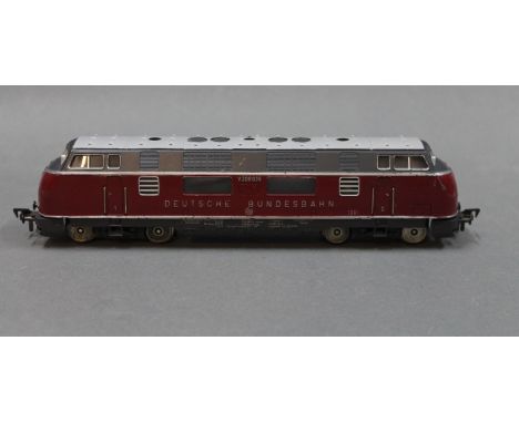 A Fleischmann HO Scale "Deutsche Bundesbahn" 1381 diesel locomotive 
