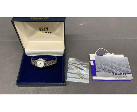 A boxed ladies Tissot Seastar watch