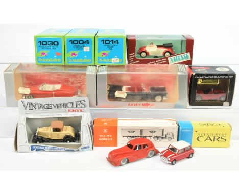 Group of Eligor (France), Vitesse, Corgi and other models - Including (1) Vintage Vehicles Ertl 1932 Ford Roadster; (2) Eligo