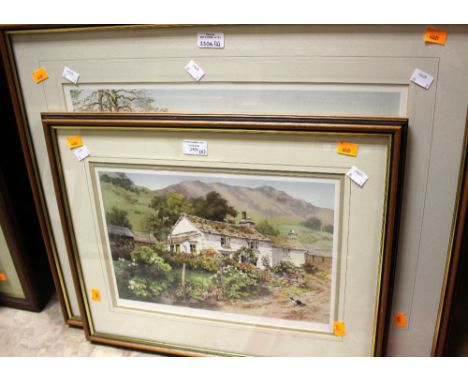 A framed and signed by artist Judy Boyes print, 'Lakeside Gate Grasmere' with another framed Judy Boyce print (2) 