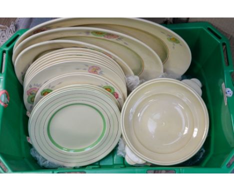 A mixed parcel of Clarice Cliff wares 
