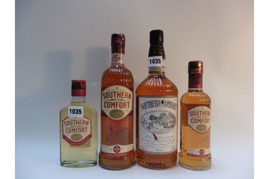 4 Assorted Bottles Of Southern Comfort 43 1 Litre 35 70cl 35