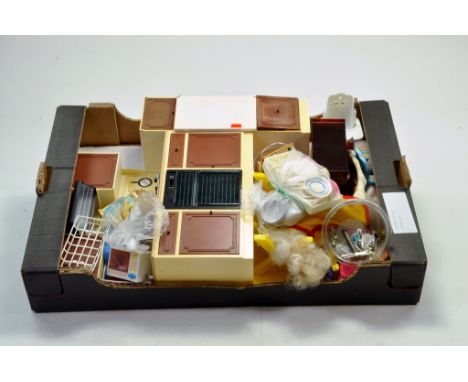 Tray of assorted Sindy / Barbie Vintage House Furniture and accessories. 
