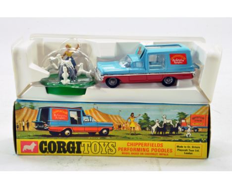 Corgi No. 511 Chipperfields Performing Poodles Set. Decent example is complete and generally excellent to Near Mint in Excell