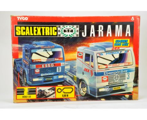 Scalextric Spainish Issue Set comprising Jarama Racing Trucks. Appears complete. Rare