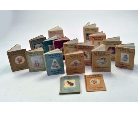 A group of early and first edition Beatrix Potter Story Books comprising various including Nutkin, Mr Tod, Peter Rabbit, Tom 